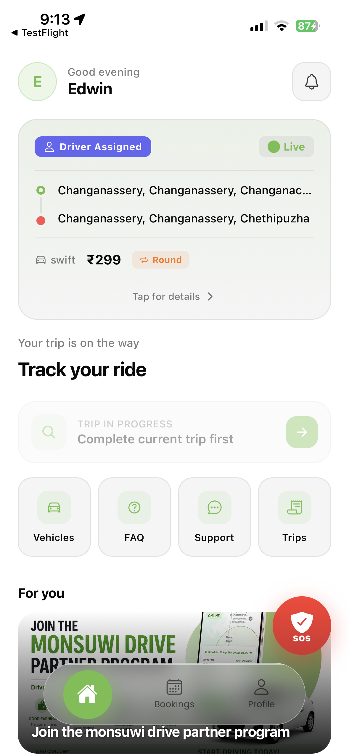 Monsuwi Passenger App
